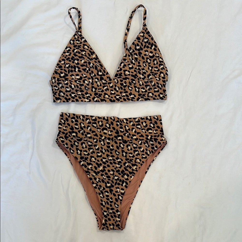 Aerie Leopard Print Bikini Set